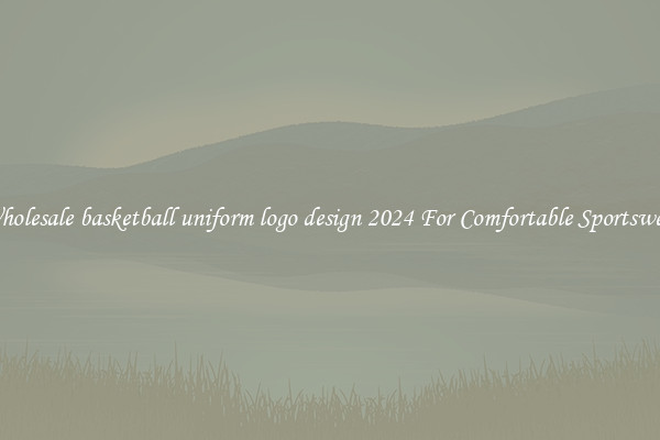 Wholesale basketball uniform logo design 2024 For Comfortable Sportswear