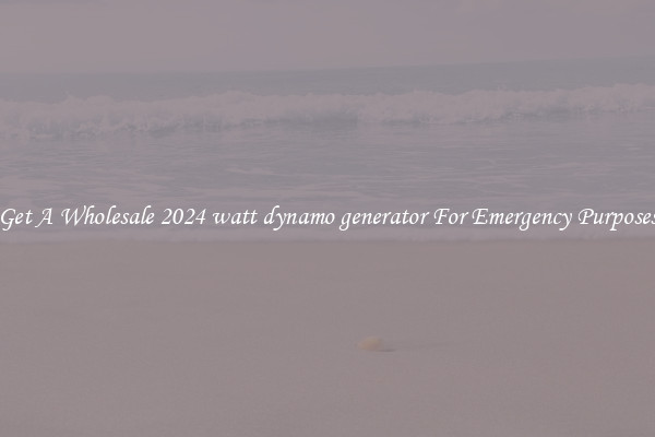 Get A Wholesale 2024 watt dynamo generator For Emergency Purposes